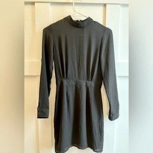 ASOS Petite - High Neck Collared Dress - Size 2 - Long Sleeves